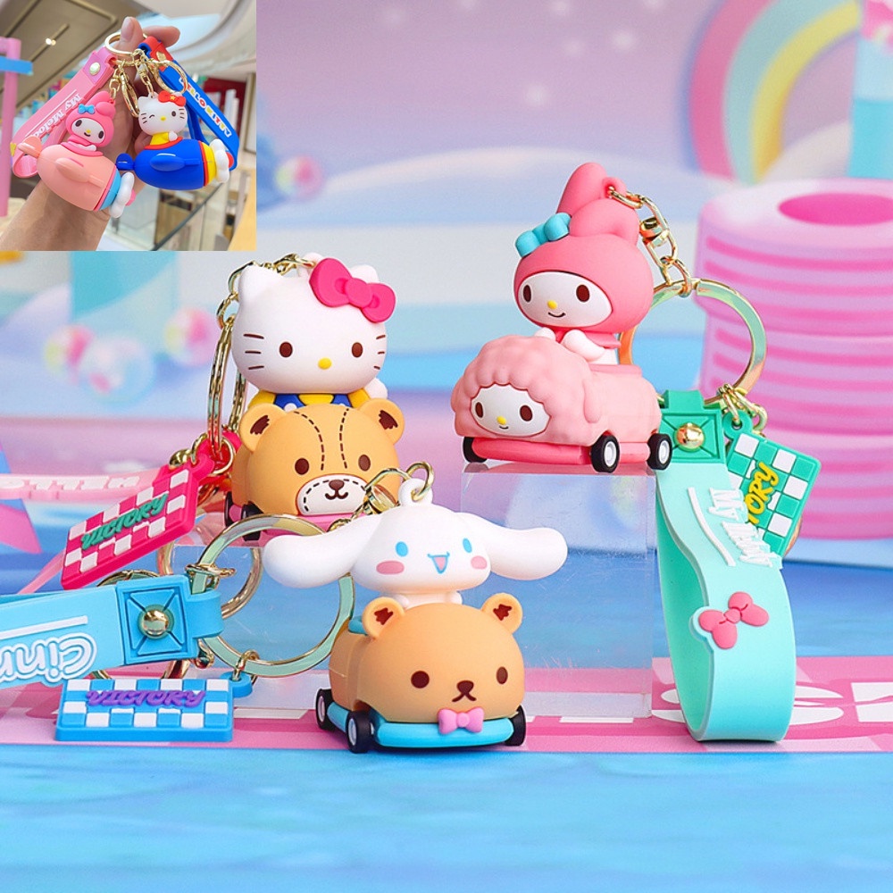 Móc Khóa Hình Nhân Vật Kuromi Melody Sanrio Dễ Thương