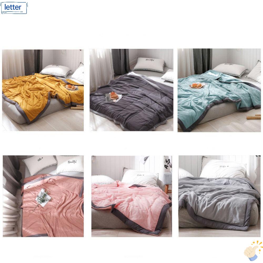 Hãy Để Làm Mát Mùa Hè Chăn Bông Mới|Tấm Vải Làm Mát Nhẹ Nhàng Giặt Được Cho Phòng Điều Hòa