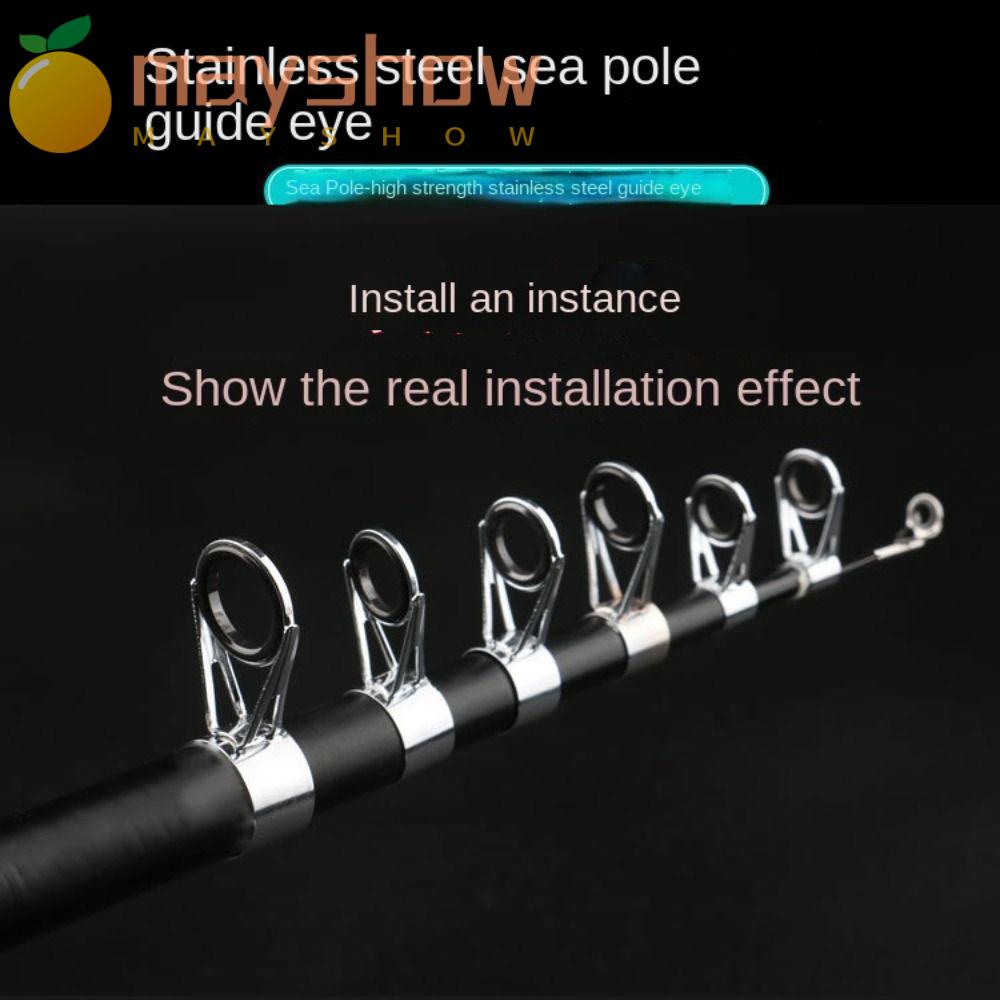 Bộ Dụng Cụ Sửa Chữa Cần Câu Cá Bằng Thép Không Gỉ 3.0mm-7.5mm