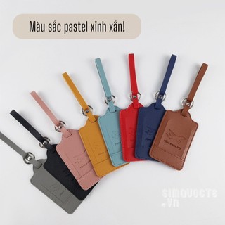 Thẻ name tag hành lý du lịch da PU chống nước hoạ tiết máy bay hiện đại gắn vali balo thiết kế thời trang TAG05