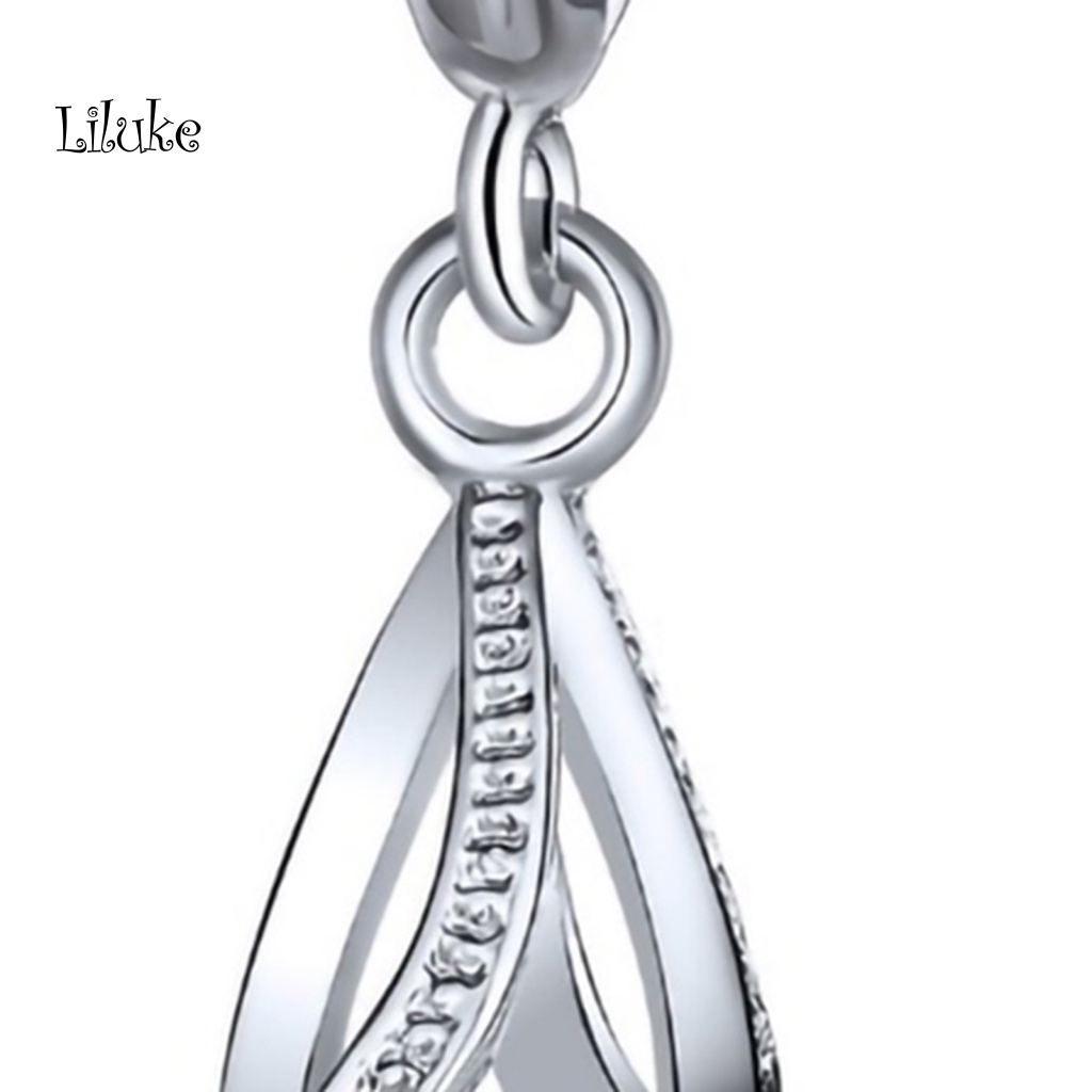 Set 3 Vòng cổ Và Đôi Khuyên Tai Đính Đá Thời Trang Thanh Lịch Dành Cho Nữ