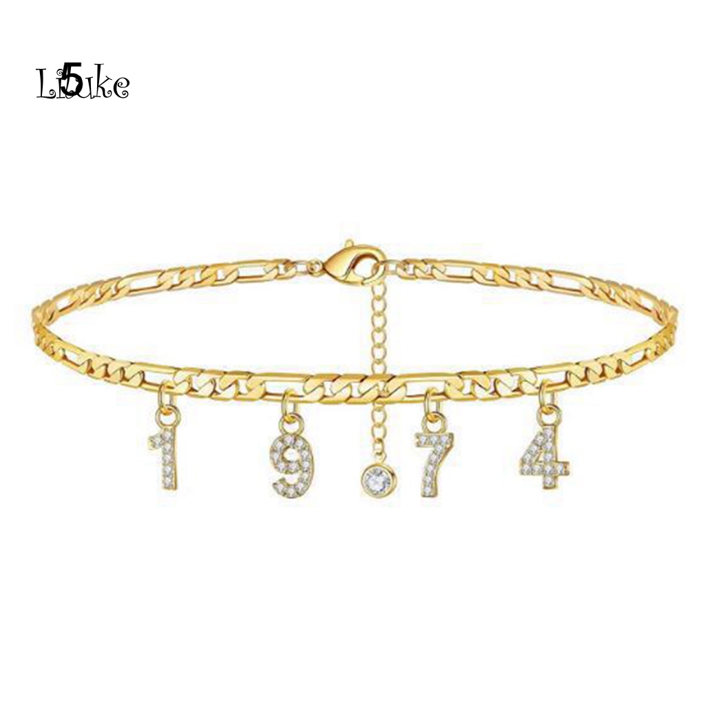 Lk Dây Chuyền Chân Đính Đá LK Thời Trang Dành Cho Nữ