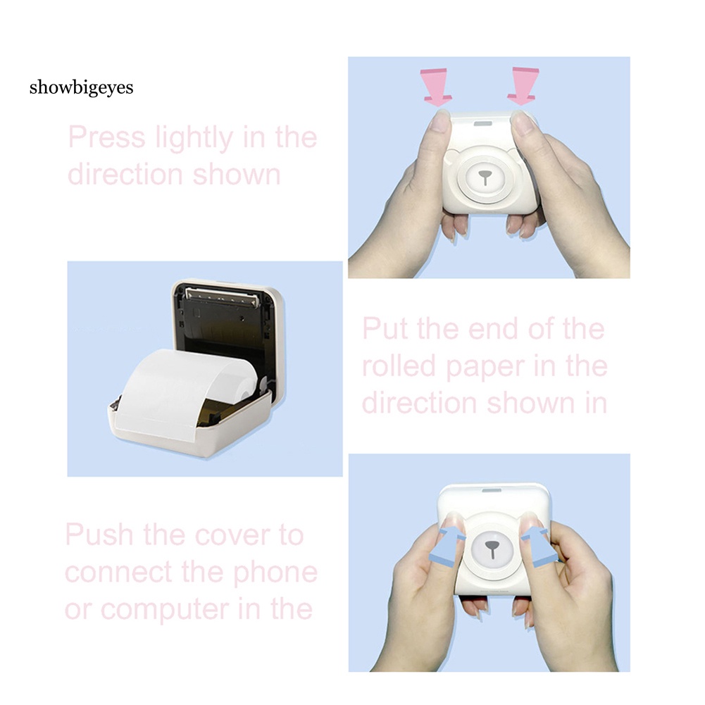 Bộ 3 Cuộn Giấy Dán Tự Dính Hình Gấu Dễ Thương Dùng Trang Trí