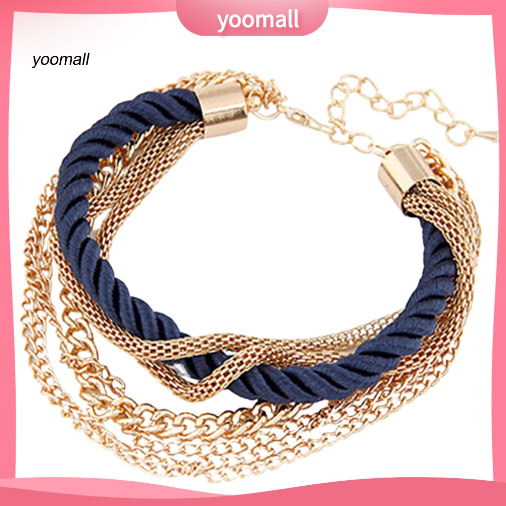 Vòng Tay Hợp Kim Nhiều Lớp Có Thể Điều Chỉnh Kích Thước