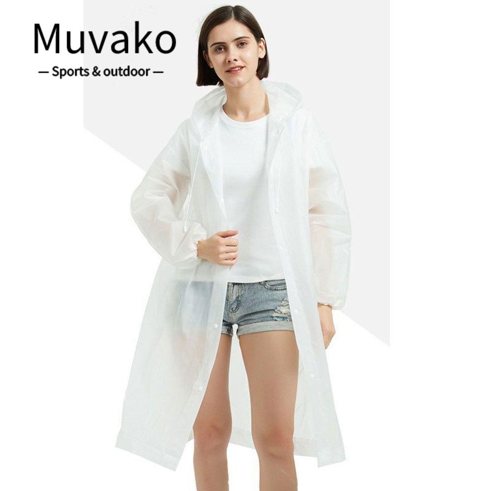 MUVAKO Áo Mưa Chống Thấm Nước Có Thể Tái Sử Dụng Tiện Lợi