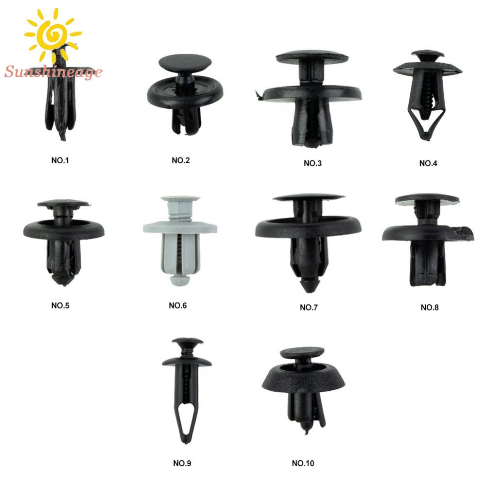Set 100 Đinh Tán Nhựa Phụ Tùng Cho Xe Ô Tô