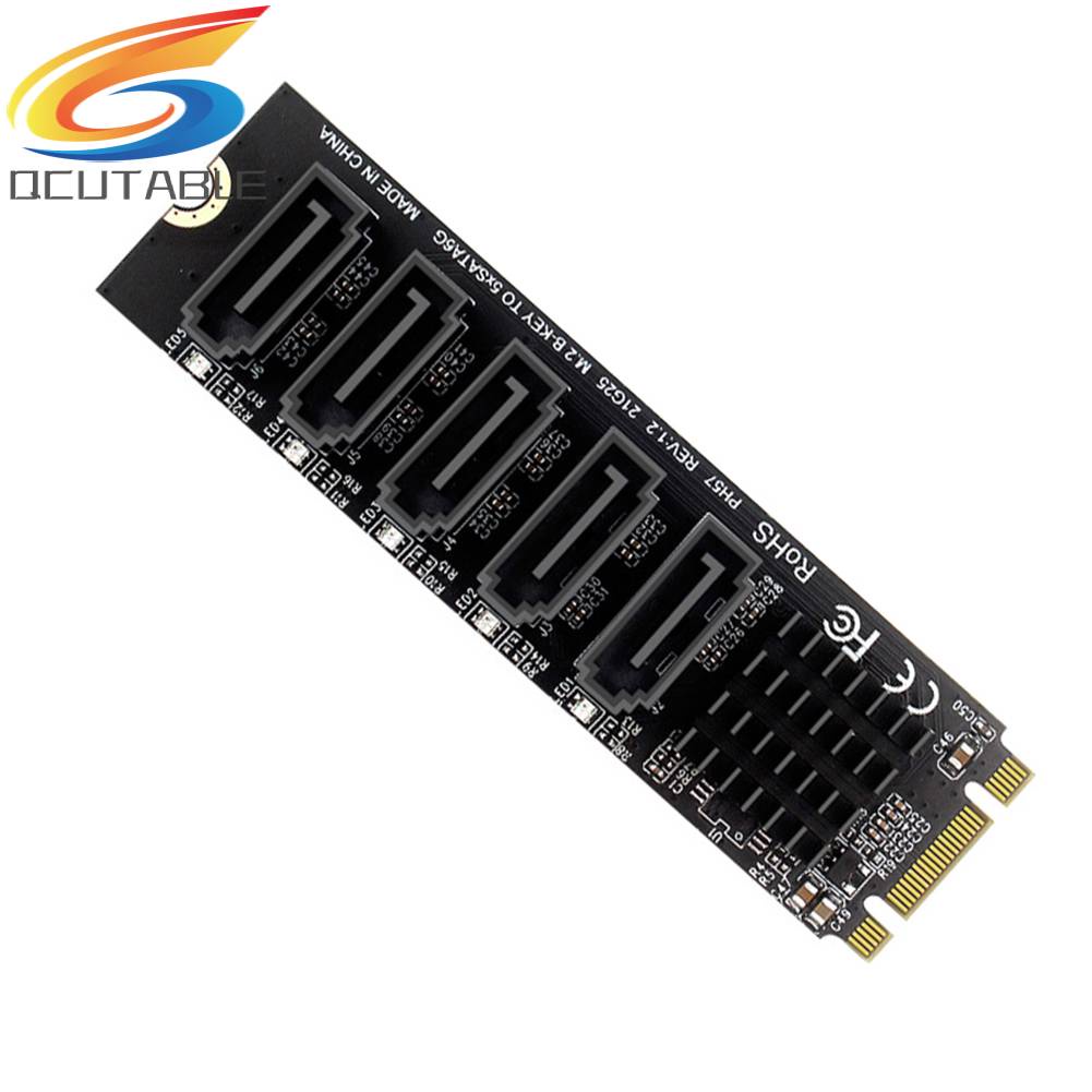 Cáp ChuyểN ĐổI M.2 NGFF B-Key Sata Sang SATA3 6Gbps JM575 Chipset