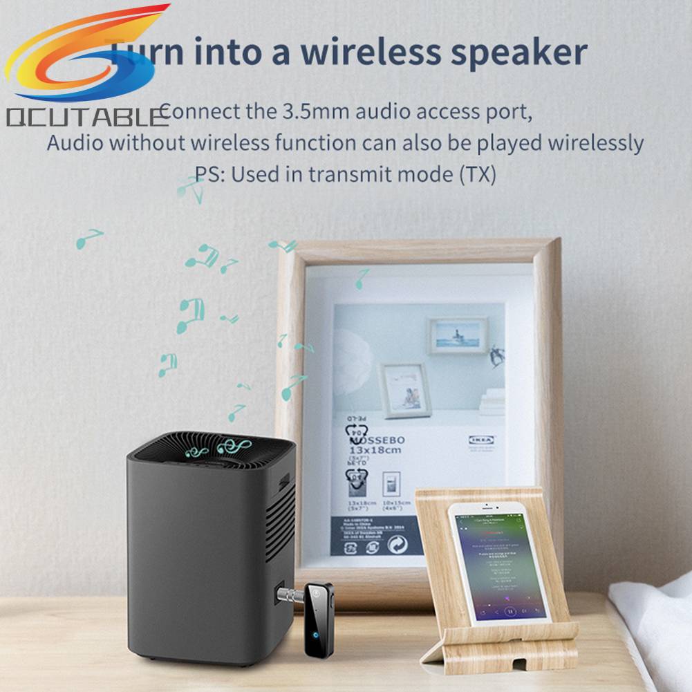 Thiết Bị Truyền Nhận Tín Hiệu Bluetooth 5.0 Jack 3.5mm Cho Xe Ô Tô