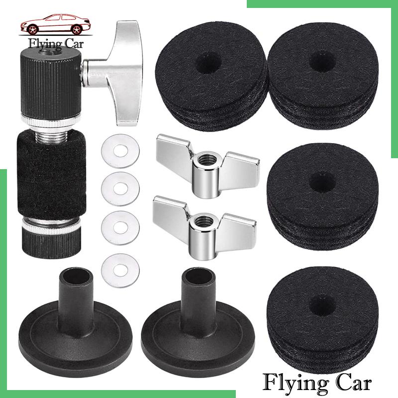 Set 13 Phụ Kiện Thay Thế Cho Tay Cầm Chống Rung Cymbal Có Đai Ốc Cánh Siêu Bền Lzdjfmy2
