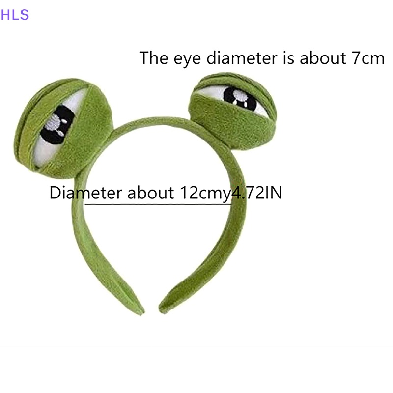 [HLS] Băng Đô Che Mắt Họa Tiết Chú Ếch Vui Nhộn Dễ Thương Dùng Khi Ngủ / Rửa Mặt