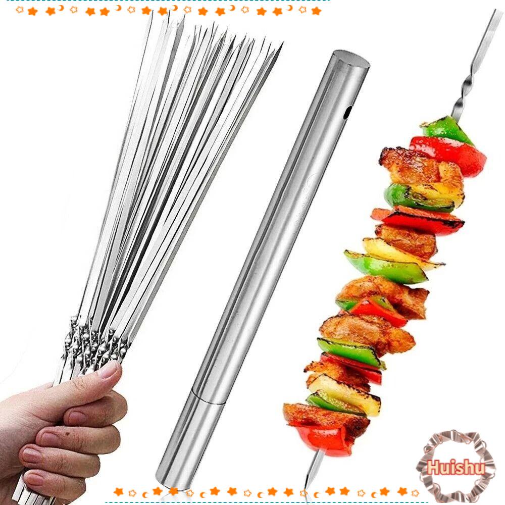 HS Giá Đỡ Đũa / BBQ Bằng Thép Không Gỉ Tiện Dụng Mang Theo Du Lịch Cắm Trại