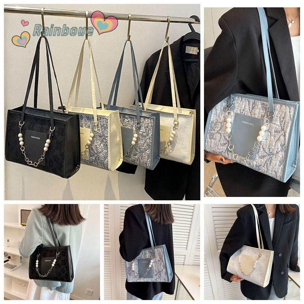 RAINBOW Túi Xách Cỡ Lớn Thiết Kế Cá Tính Thời Trang Dành Cho Nữ