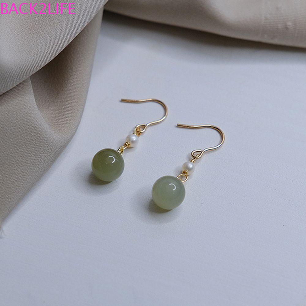 BACK2LIFE Bông Tai Thời Trang Thiết Kế Đơn Giản Ngọt Ngào Cho Nữ 2life