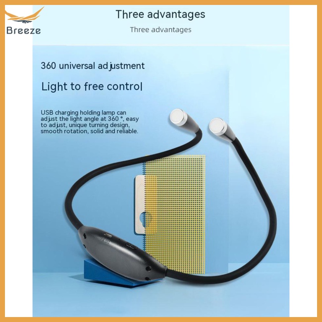 Đèn Led Đọc Sách Đeo Cổ 3 Độ Điều Chỉnh Được Tiện Dụng