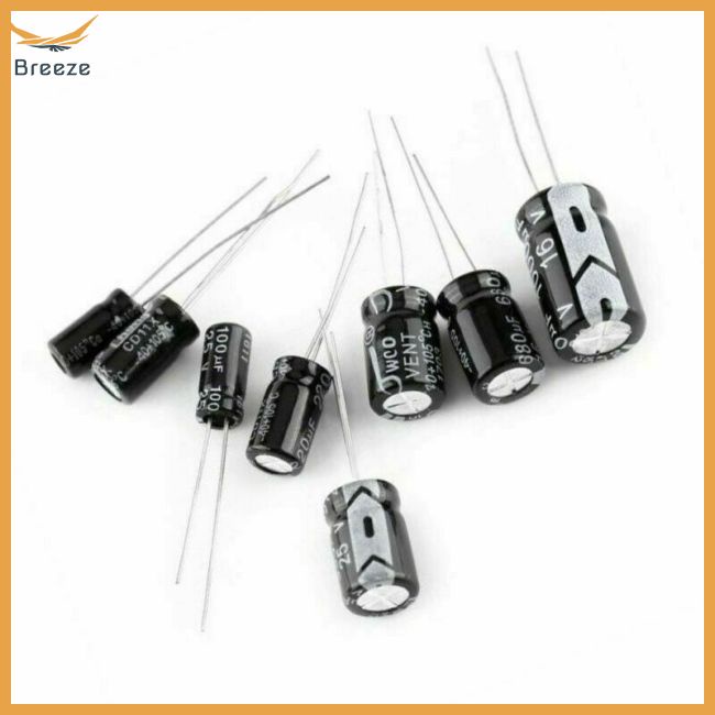 Set 500 Tụ Điện Nhôm 0.1UF-1000UF 24 Giá Trị 16V-50V Chuyên Dụng