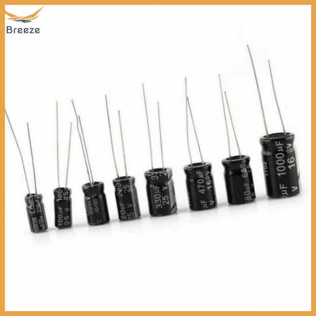 Set 500 Tụ Điện Nhôm 0.1UF-1000UF 24 Giá Trị 16V-50V Chuyên Dụng