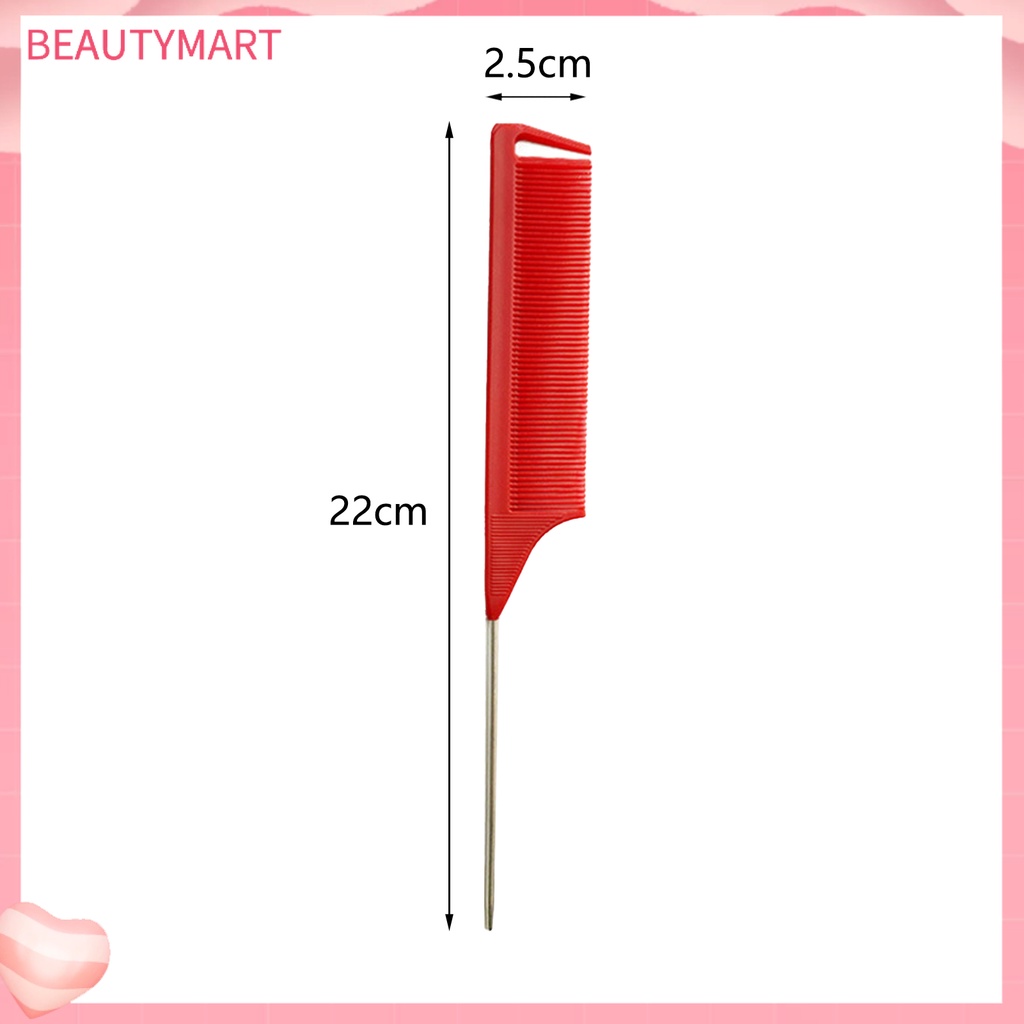 Lược Chải Tóc Chống Tĩnh Điện Cách Nhiệt Có Đuôi Chuột Dành Cho Salon