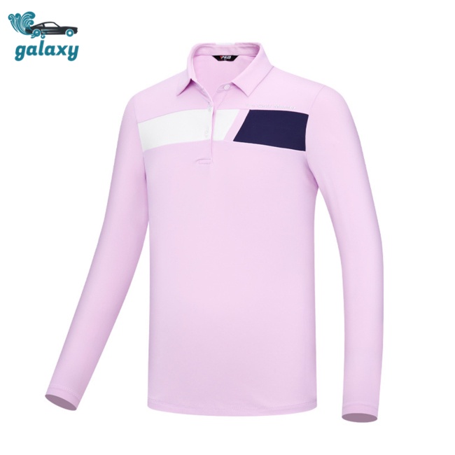 Galaxy Áo Thun Thể Thao Tay Dài Phối Màu Tương Phản Thời Trang Cho Bé Gái