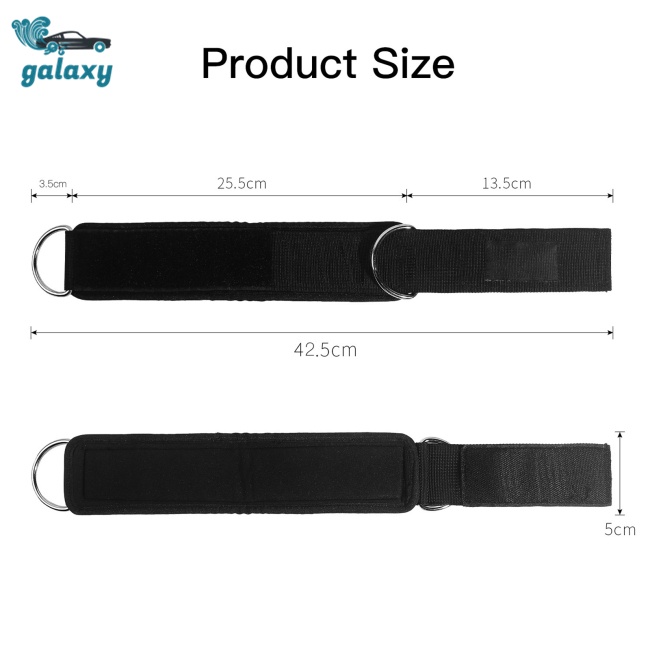 Galaxy Dây Đai Nylon Đeo Mắt Cá Chân Hai Vòng Chữ D Có Thể Điều Chỉnh Hỗ Trợ Luyện Tập Mông