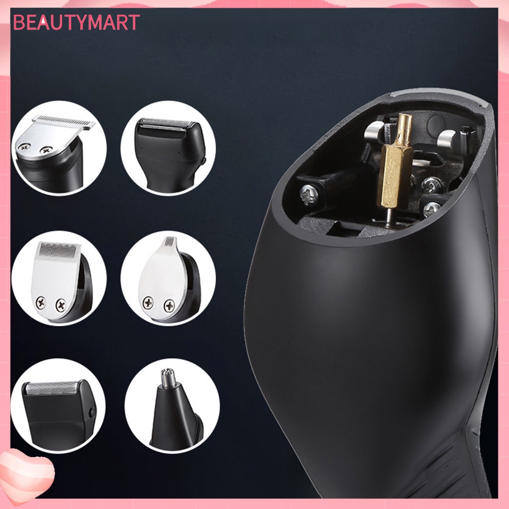 Tông Đơ Điện Cắt Tóc Cạo Râu Chuyên Nghiệp Tiếng Ồn Thấp Có Thể Sạc Lại