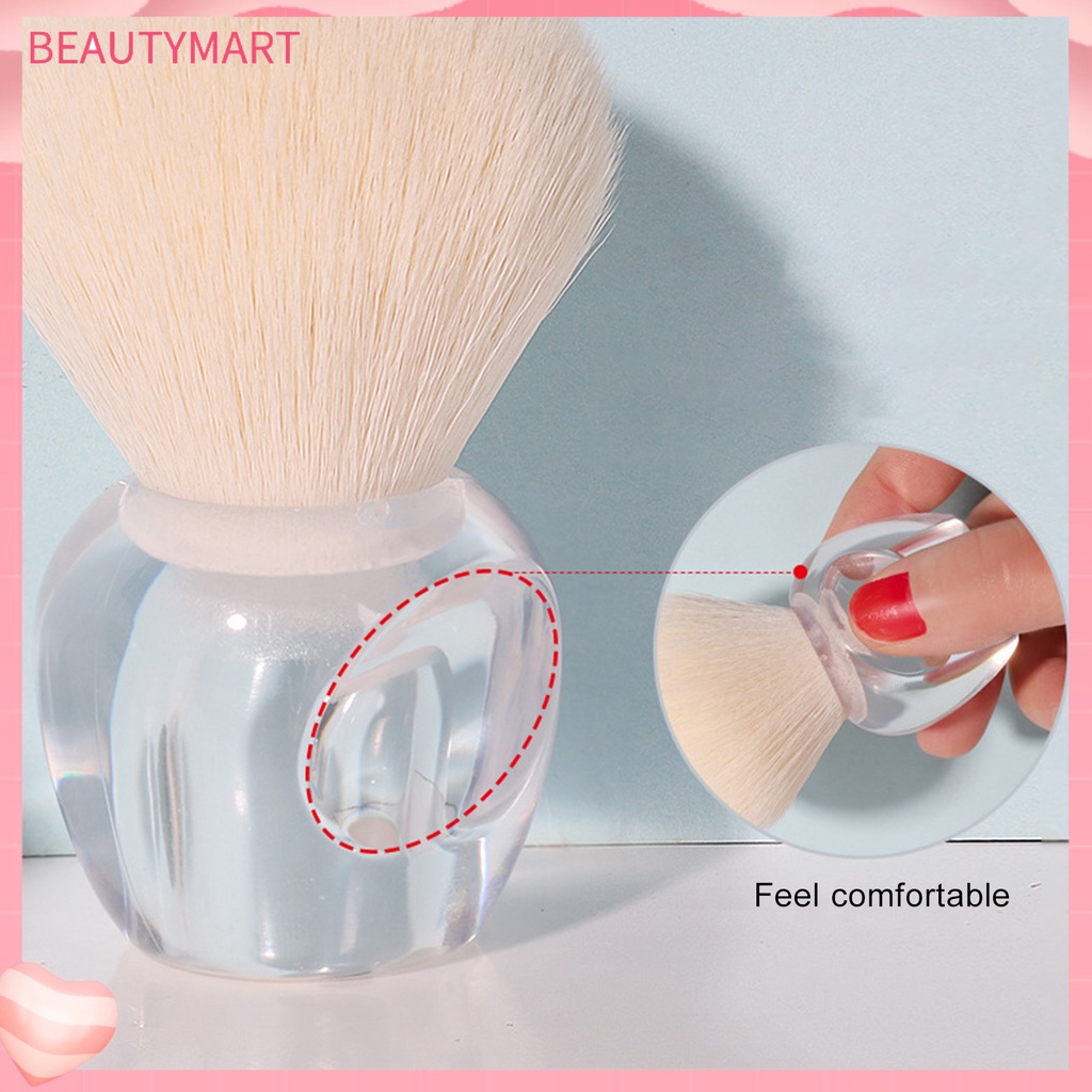 Cọ Trang Điểm Lông Mềm Thiết Kế Quả Táo Nhỏ Gọn Dễ Bắt Sáng