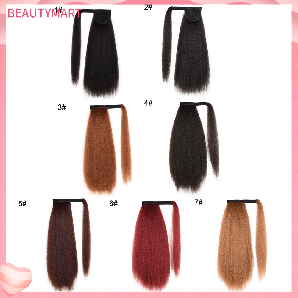 Bộ Tóc Giả Dài 55cm Bằng Sợi Tổng Hợp Và Lông Ngựa Phong Cách Châu Phi Dành Cho Nữ