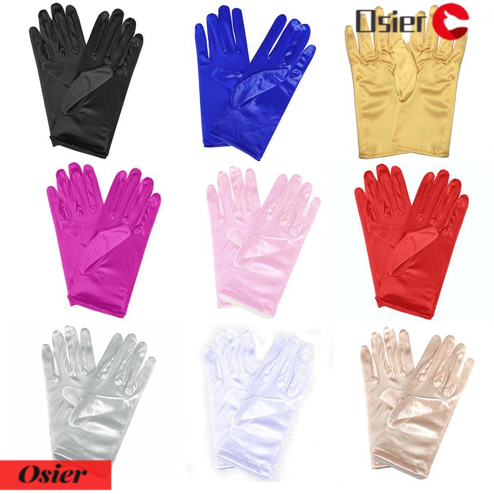 OSIER1 Găng Tay Hở Ngón Chống Nắng Cho Cô Dâu