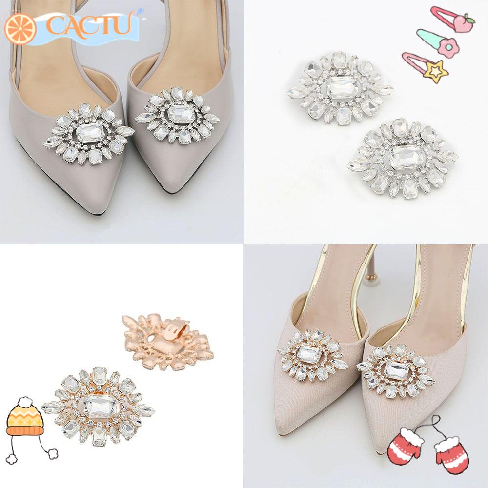 CACTU 1 Phụ Kiện Trang Trí Giày Cao Gót Đính Đá Sang Trọng