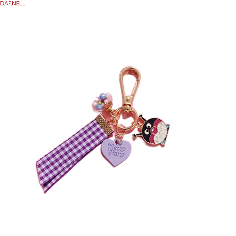 DARNELL Móc Chìa Khóa Trang Trí Hình Anpanman Sáng Tạo Cho Nữ