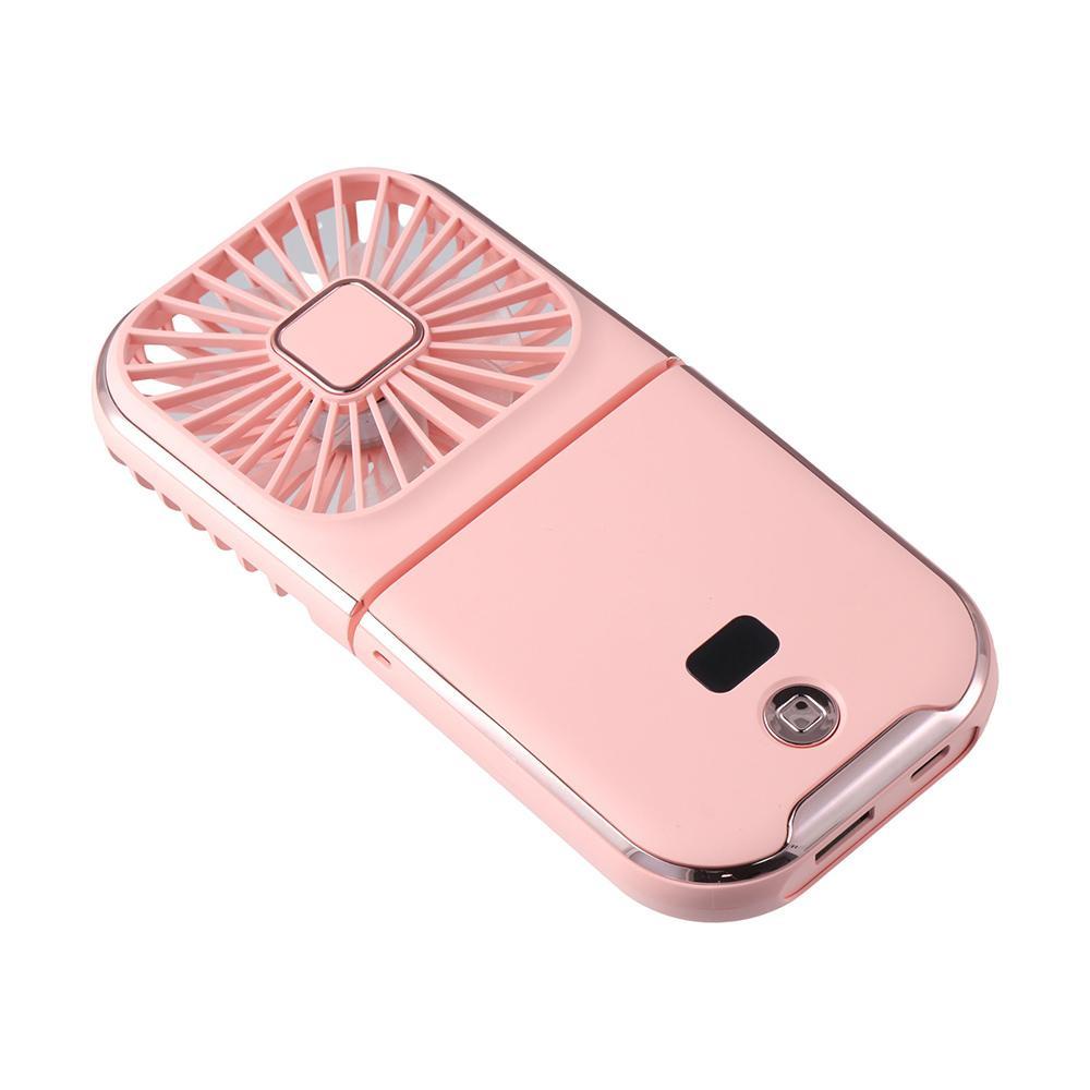 FOREVER Quạt Để Bàn 180 Độ 180 Độ Chất Lượng Cao° Sạc Dự Phòng 3000mAh 4 Tốc Độ Màn Hình Kỹ Thuật Số Đa Năng Có Thể Gấp Gọn Tiện Dụng Mang