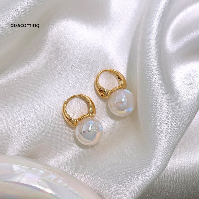 Áo Thun Tay Ngắn In Chữ SL| Đôi Bông Tai Ngọc Trai Thời Trang Cho Nữ