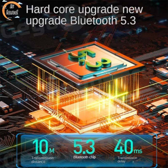 [IS] Tai Nghe Chụp Tai V50 Mecha Series Bluetooth Không Dây Âm Thanh Nổi Thấp Chống Thấm Nước Chống Ồn