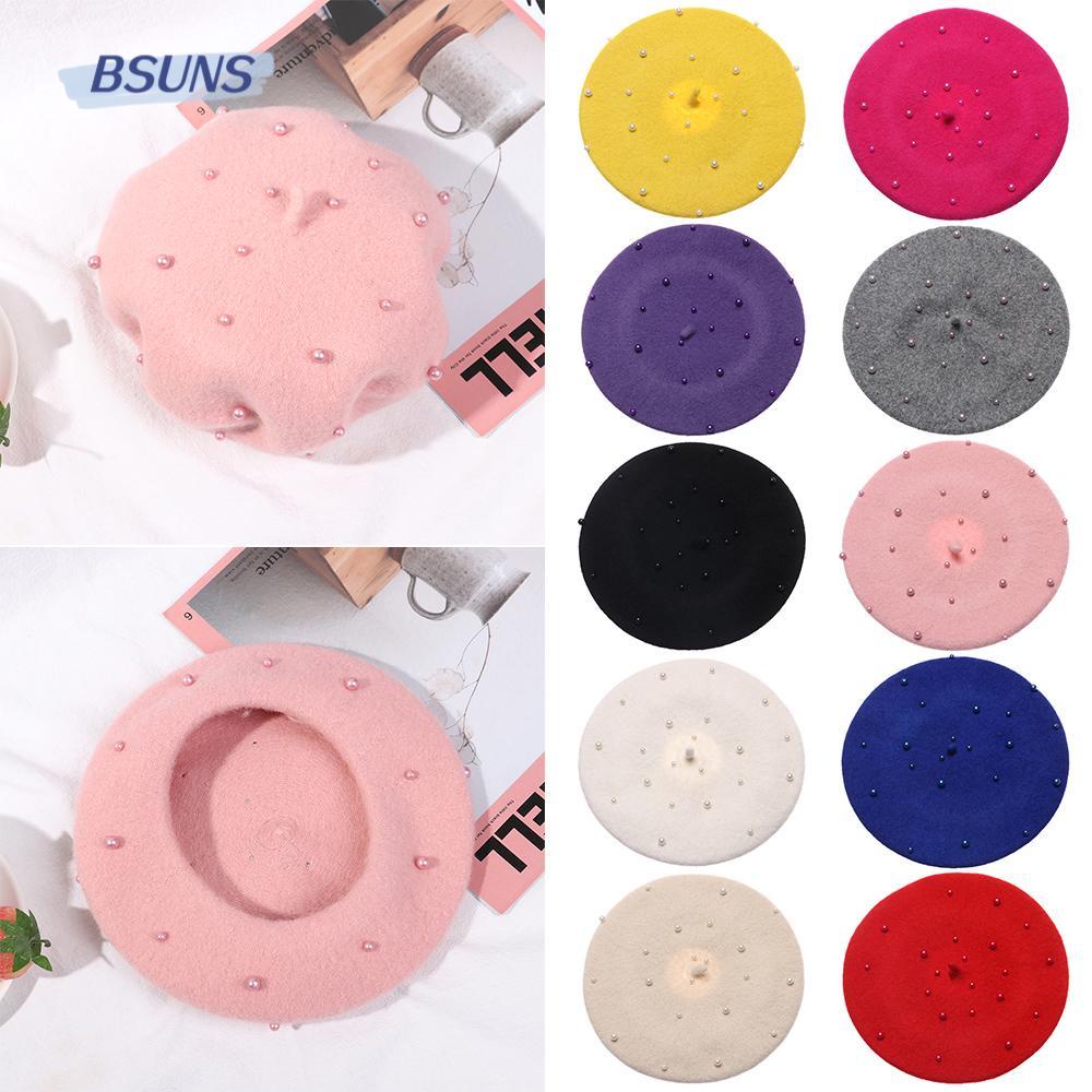 BSUNS Phụ Kiện trẻ em. Mũ Beret Giữ Ấm Cao Cấp Thời Trang