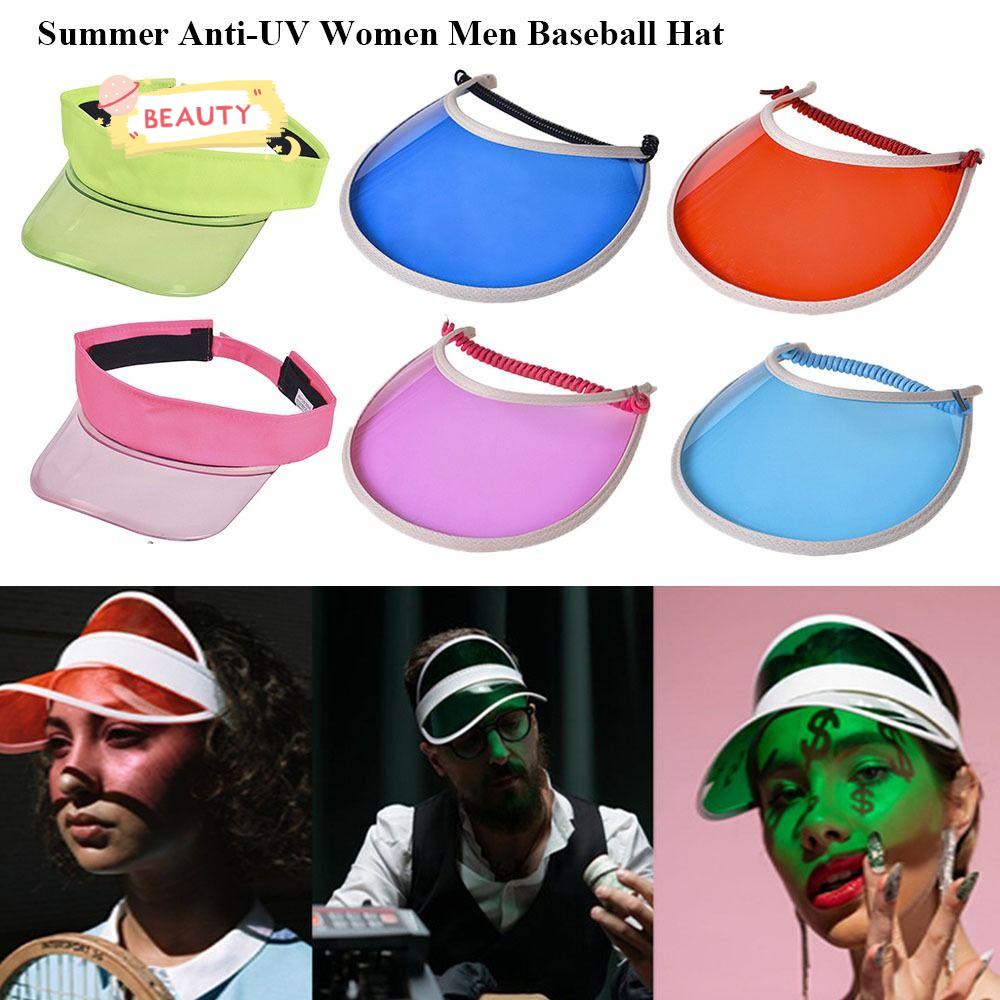 BEAUTY Mũ Lưỡi Trai Thể Thao Bằng Nhựa PVC Cho Nam &amp; Nữ