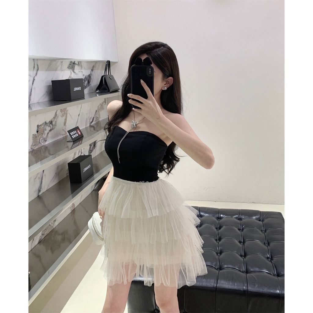 Mới Đầm Ôm Eo Phối Lưới Quyến Rũ Thời Trang Cho Nữ