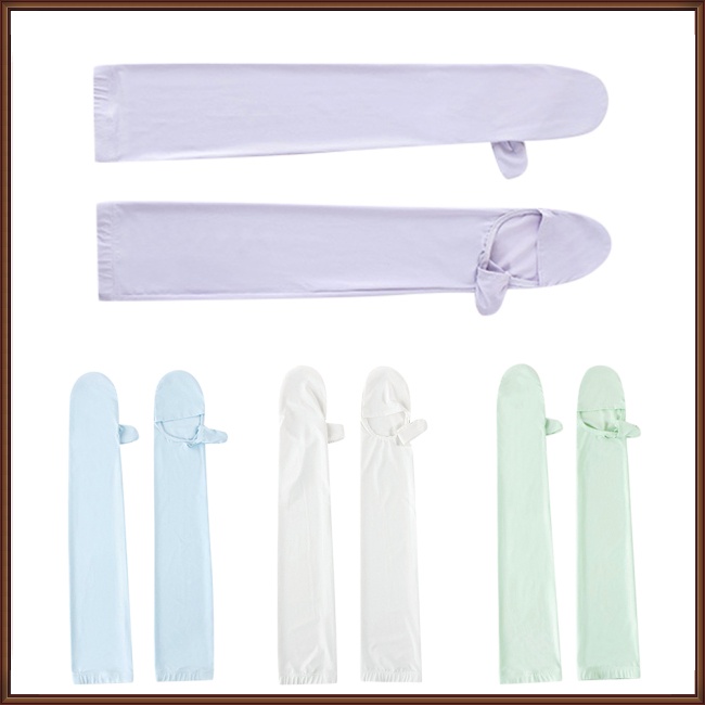 Găng Tay Chống Nắng Và Tia Uv Bằng Lụa Lạnh Mỏng Thời Trang Mùa Hè Cho Nữ