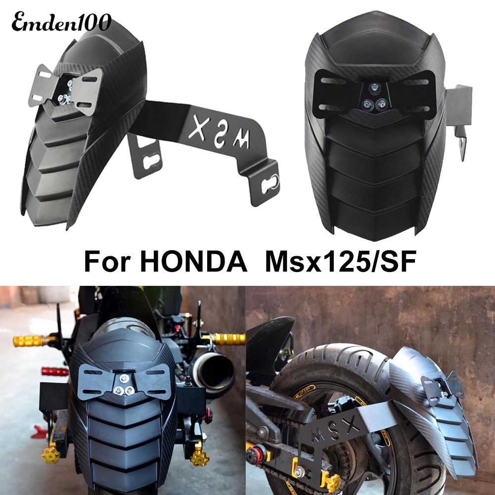 FENDER Tấm Chắn Bùn Phía Sau Chuyên Dụng Cho Xe Mô Tô Honda Msx125 / SF