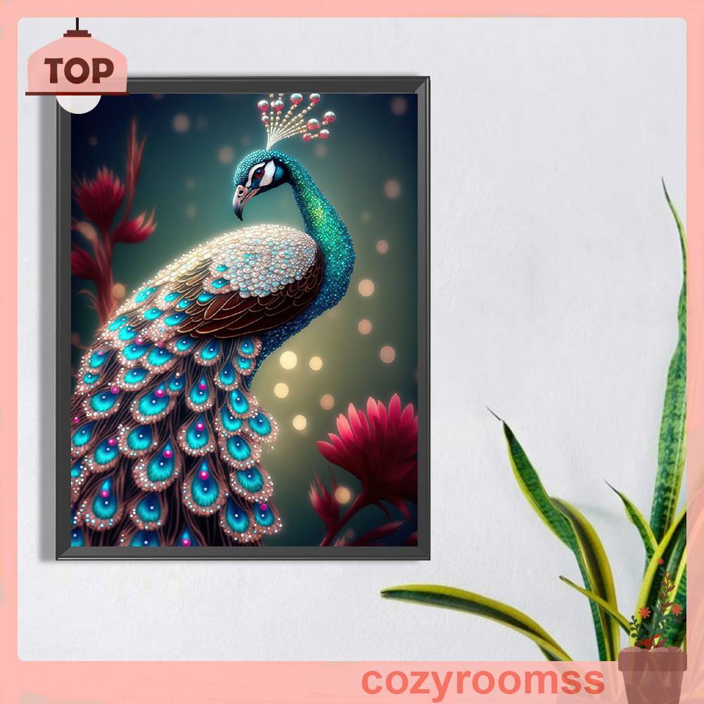 Tranh Đính Đá Kim Cương Toàn Bộ 5D DIY Hình Vẽ Công