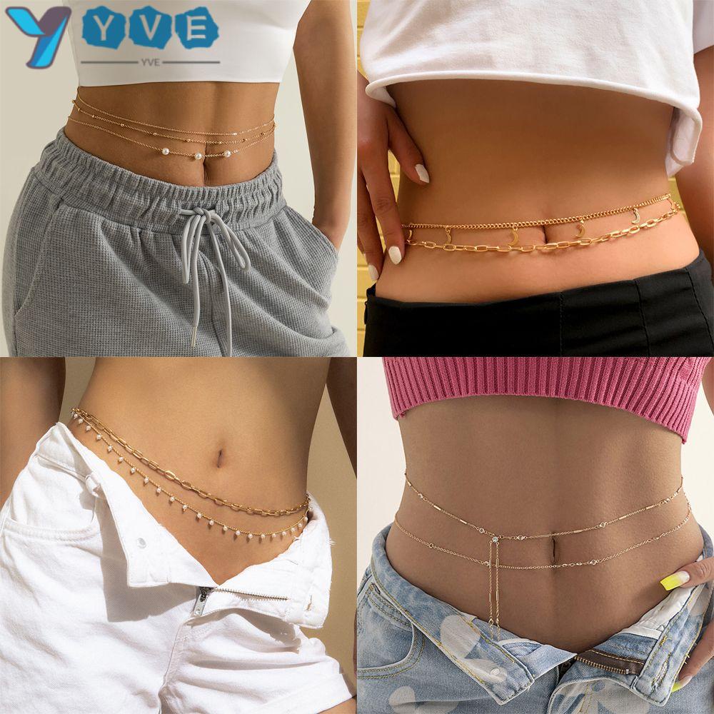YVE Dây Chuyền Bodychain Đính Đá Quyến Rũ Thời Trang