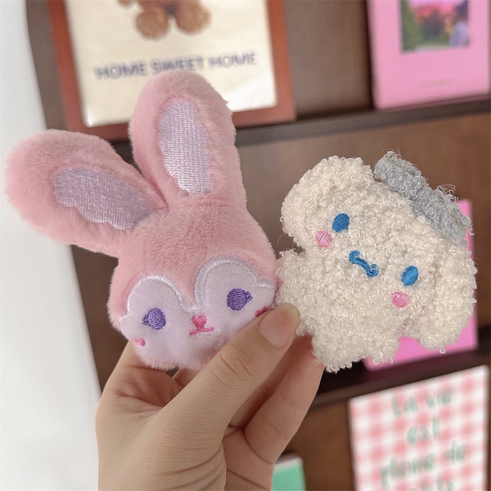 Ghim Cài Túi Xách / Khăn Choàng Hình Gấu / Thỏ / Melody Nhồi Bông Hoạt Hình Sanrio Đáng Yêu