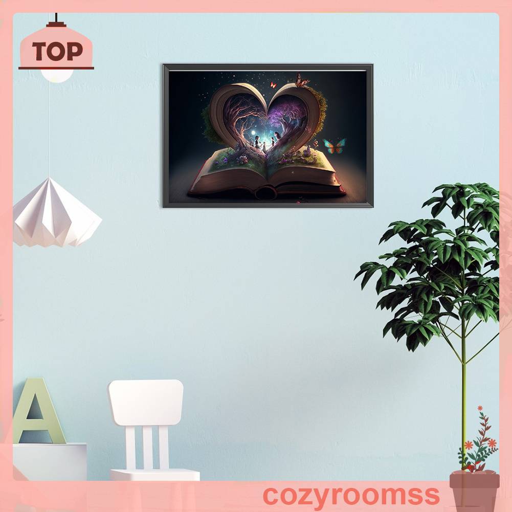 Tranh Đính Đá Kim Cương Toàn Bộ 5D DIY Hình Vẽ Cây