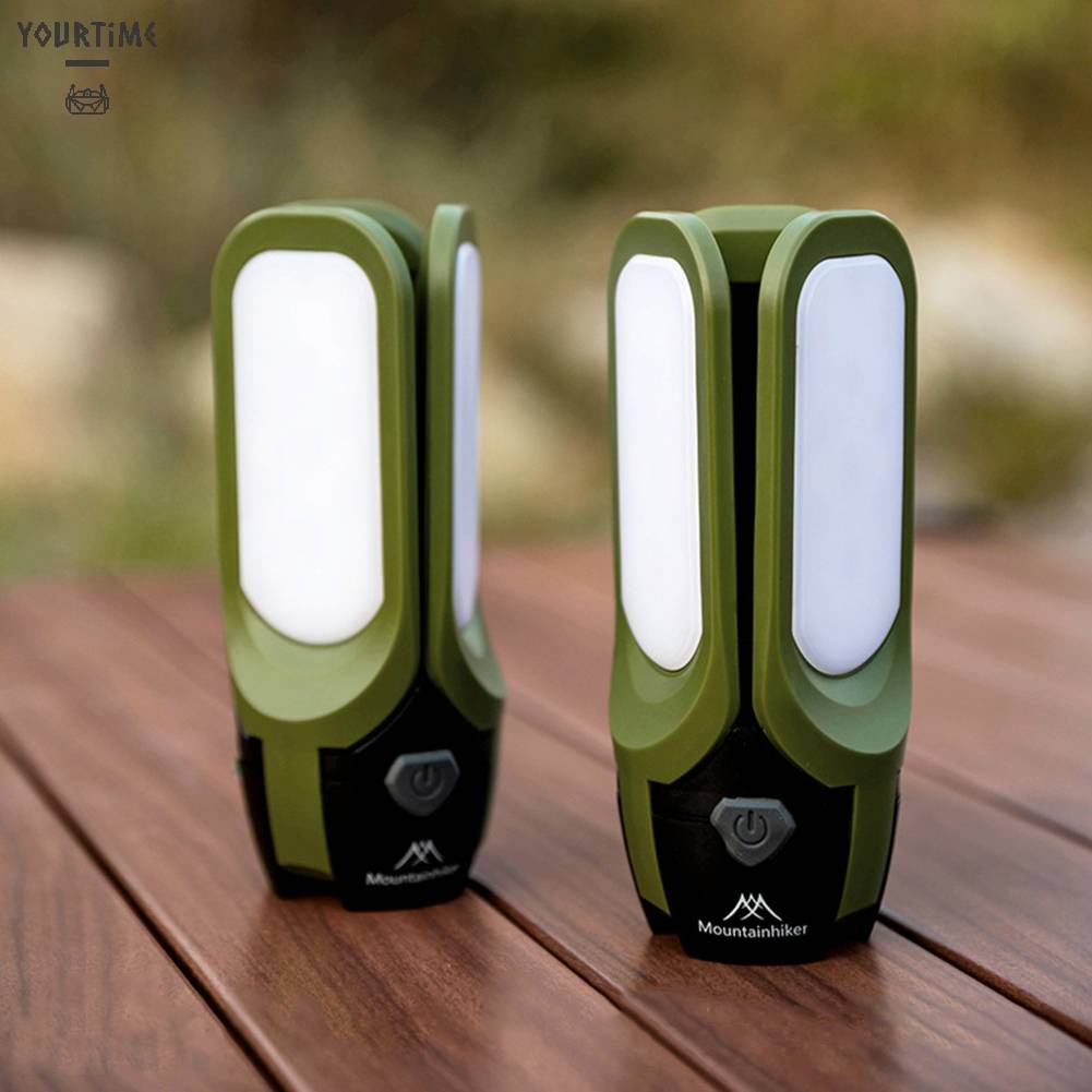 Đèn Cắm Trại 1600mAh Sử Dụng Năng Lượng Mặt Trời Chống Thấm Nước 160LM