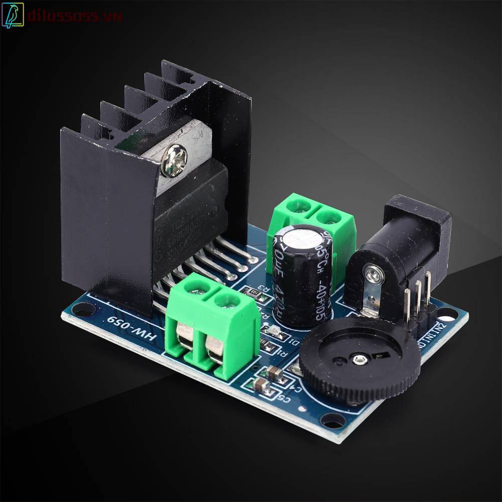 Bảng Mạch Khuếch Đại Âm Thanh Kỹ Thuật Số TDA7297 7W + 7W Channel