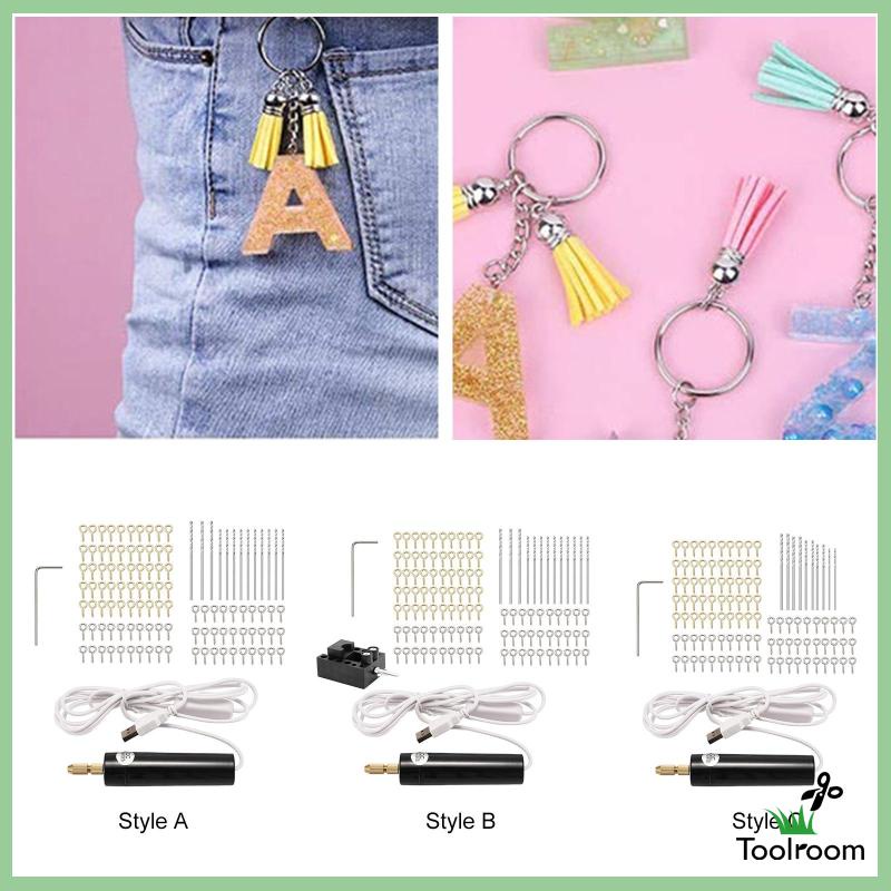 Máy Khoan Điện USB Cầm Tay Bằng Nhựa Resin Phong Cách A