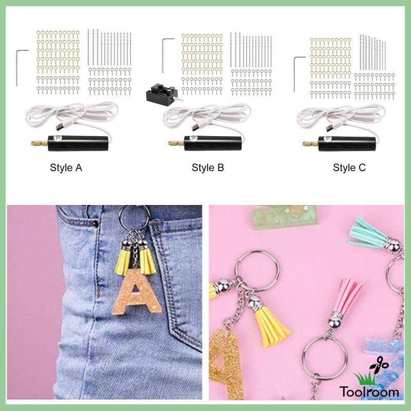 Máy Khoan Điện USB Cầm Tay Bằng Nhựa Resin Phong Cách A