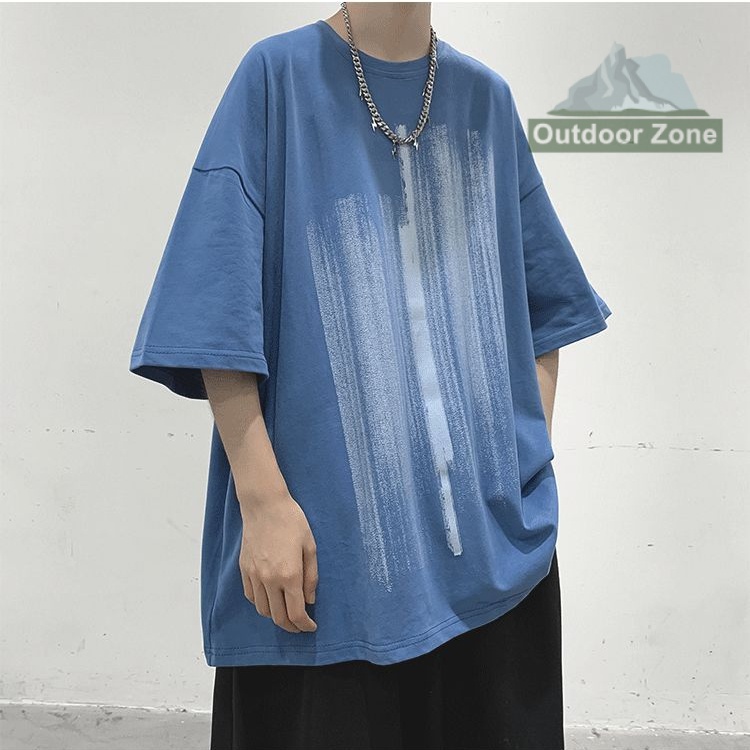Áo Thun Tay Ngắn Dáng Rộng plus Size Thời Trang Mùa Hè Cho Nam