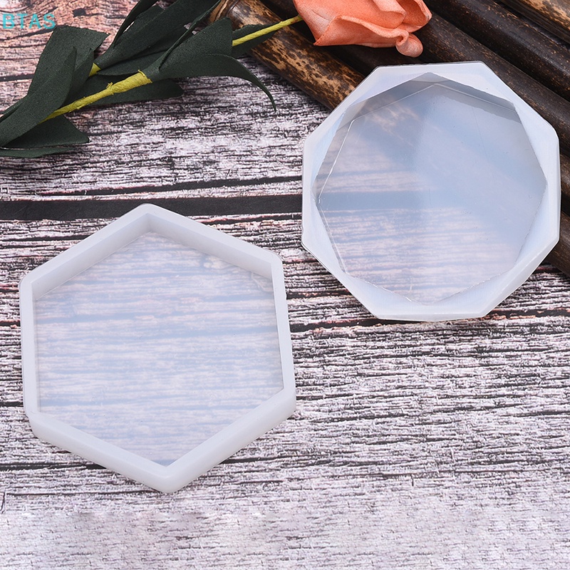 Khuôn Silicone Làm Đế Lót Ly Bằng Resin DIY