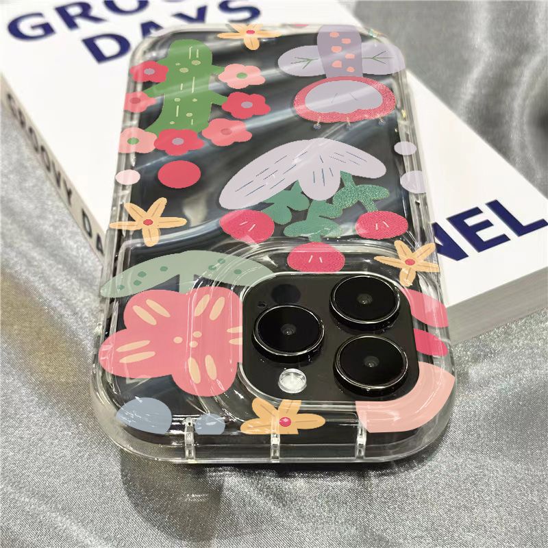 Ốp Điện Thoại Mềm Trong Suốt Họa Tiết Cây Xương Rồng Dành Cho iPhone 1178 / 1312Iphone 14 Pro Max xr
