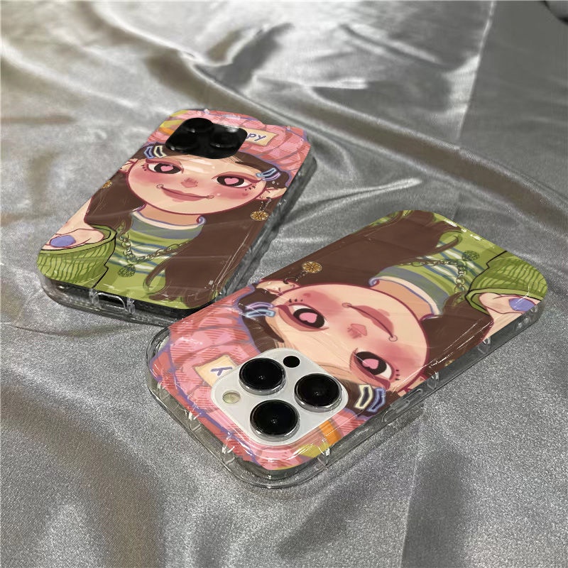 Ốp Điện Thoại Mềm Trong Suốt In Hình Cô Gái Cổ Điển Cho Iphone 14Promax 1312 / 11 7 / 8plus xr / sins TPTA