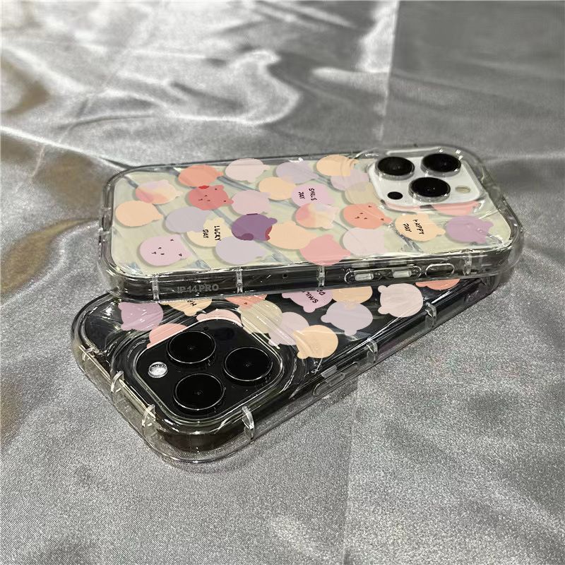 Ốp Điện Thoại Mềm Trong Suốt In Hình Gấu Dễ Thương Cho Iphone 1312sins 11 / 8 xriPhone14promax7 8WFZ